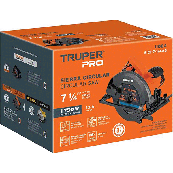 SICI-7-1/4A3 Sierra Circular Truper